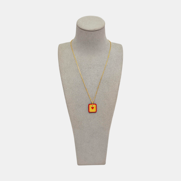 As De Coeur Metal Gold Necklace