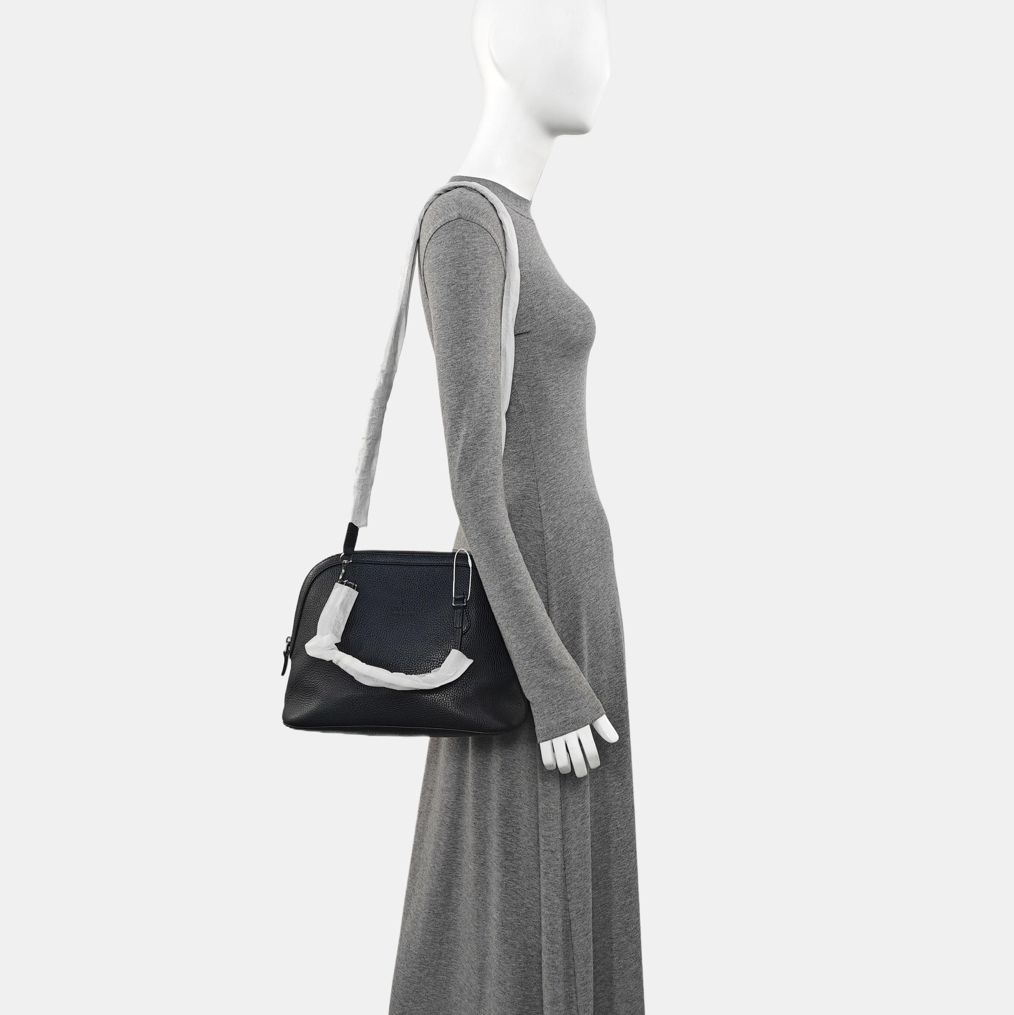 Microguccissima Calfskin Black