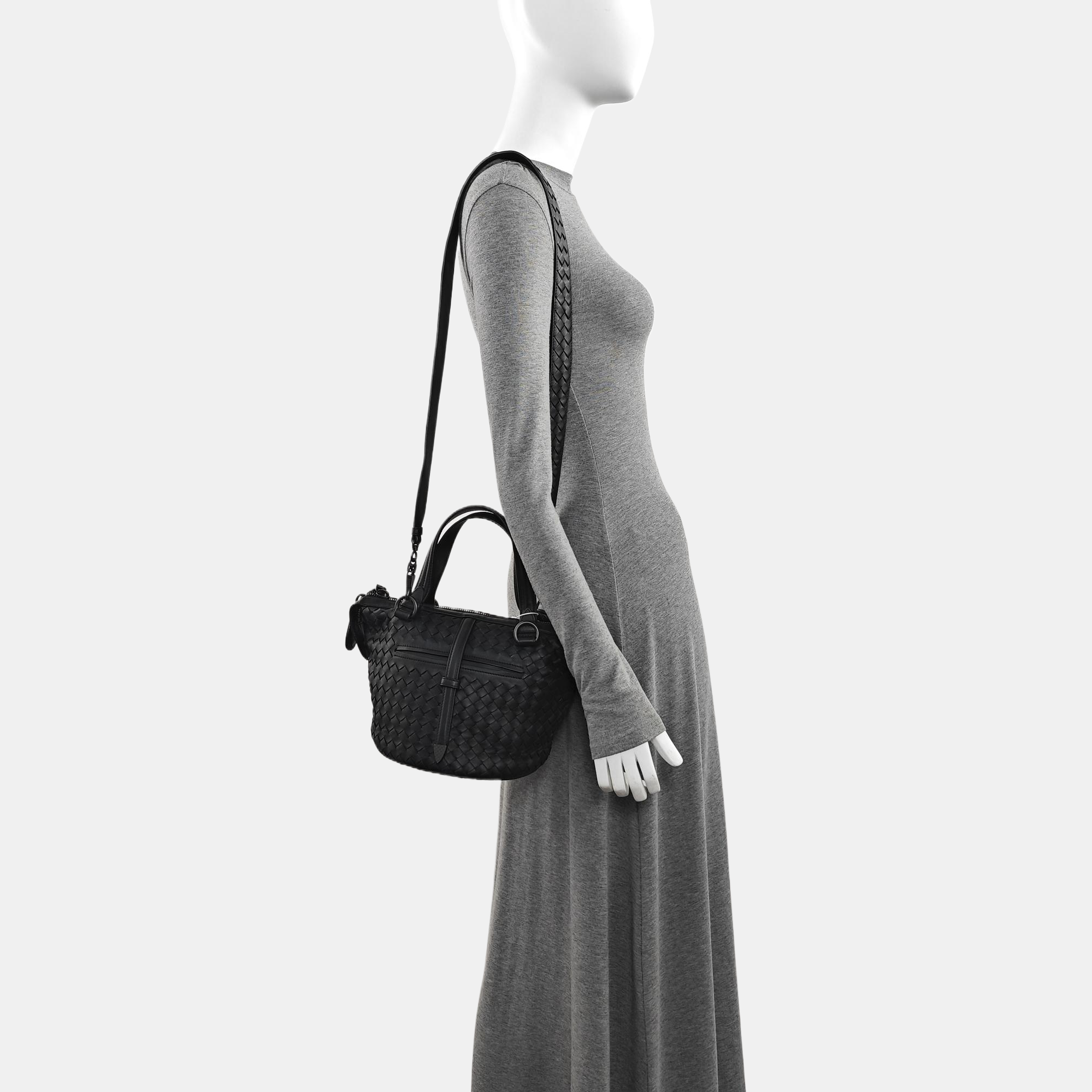 Lambskin Shoulder Bag Black