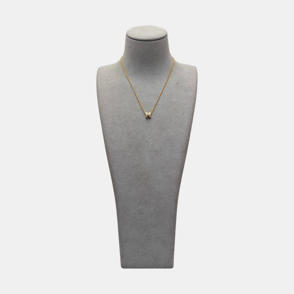 Pop H Metal Gold Necklace