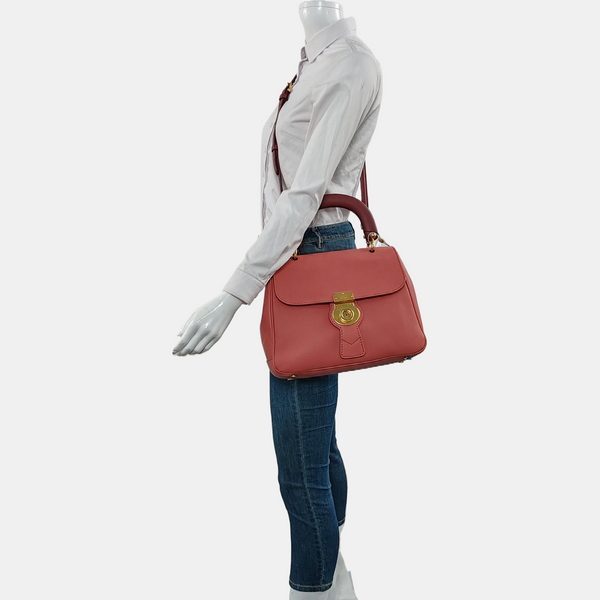 DK88 Medium Calfskin Red