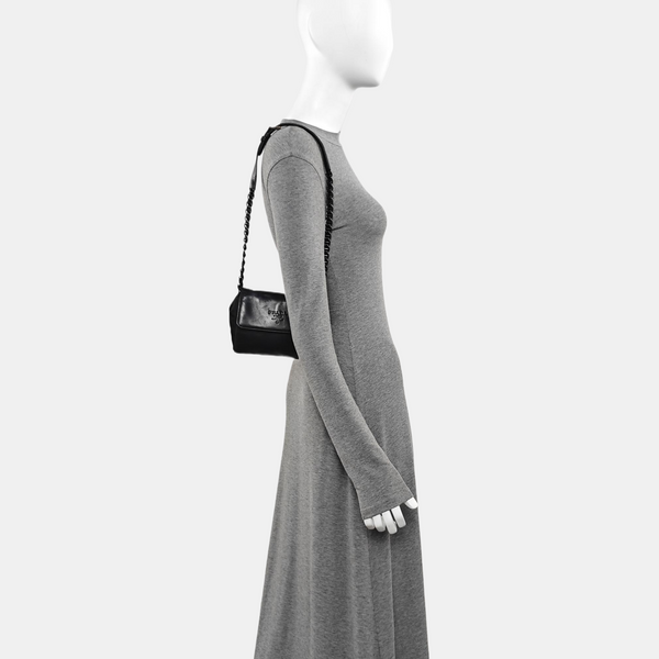 Lambskin Shoulder Bag Black