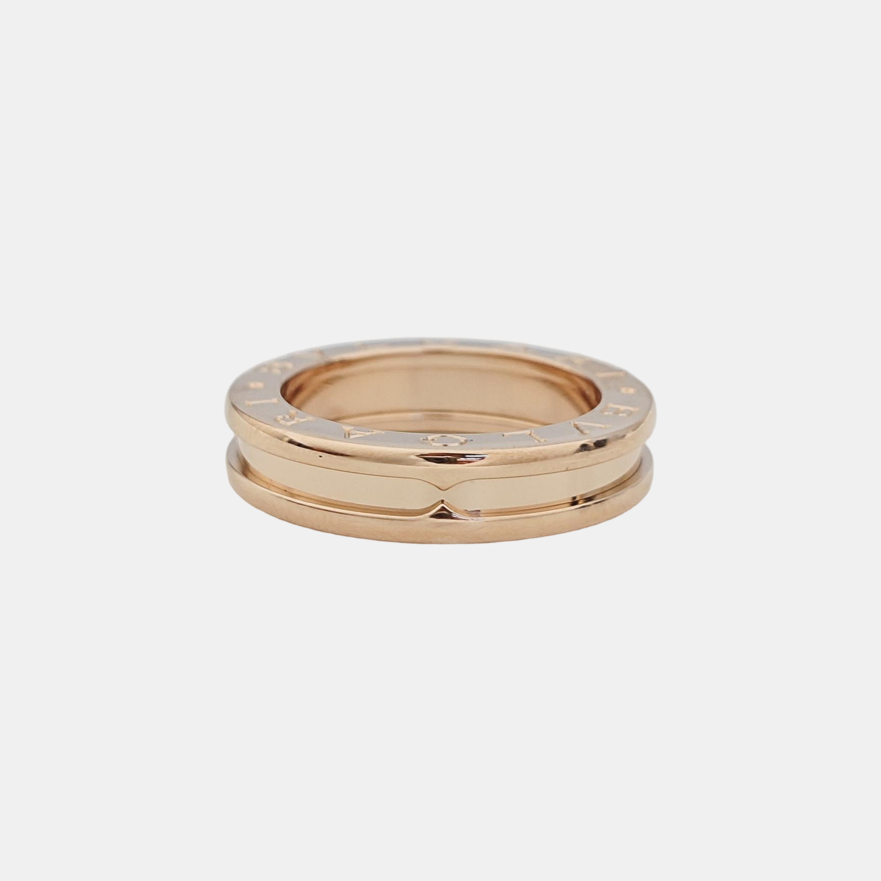 B.ZERO1 18k Rose Gold Ring EU 50