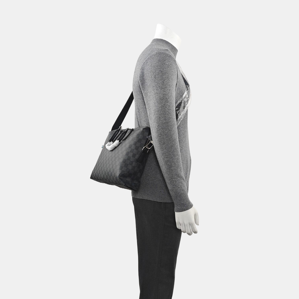 PORTE-DOCUMENTS Damier Graphite Coated Canvas Gray