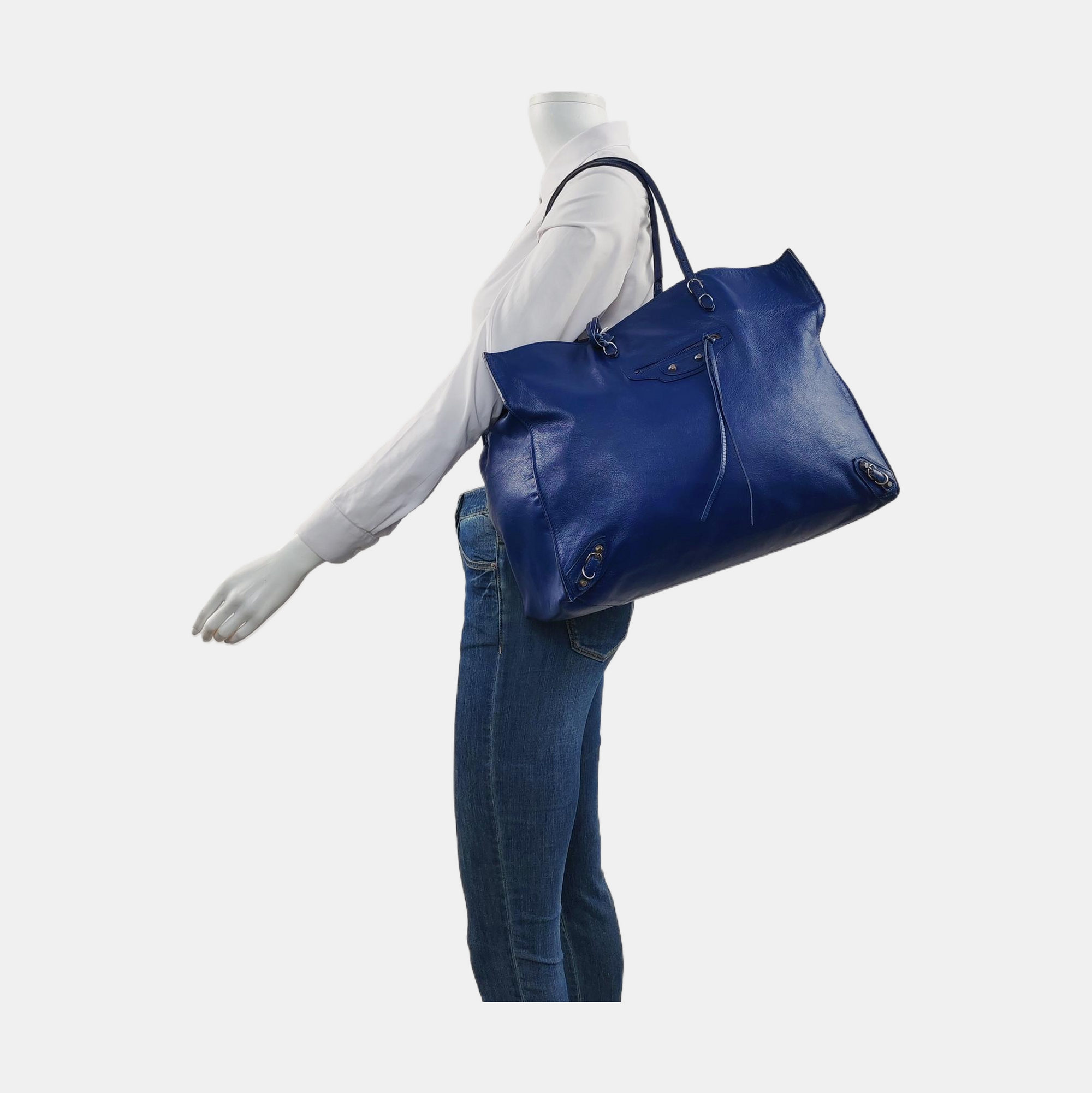 Papier Calfskin Blue
