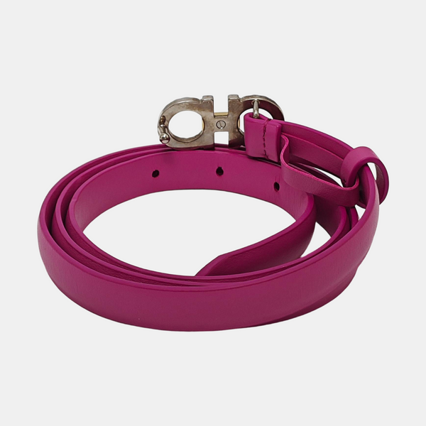 Leather Belt Purple
