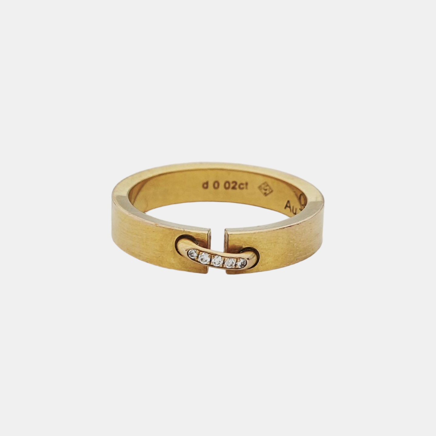 Liens Évidence 18k Rose Gold Ring EU 51