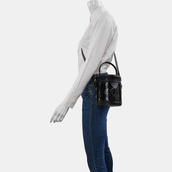 CANNES Monogram Calfskin Black