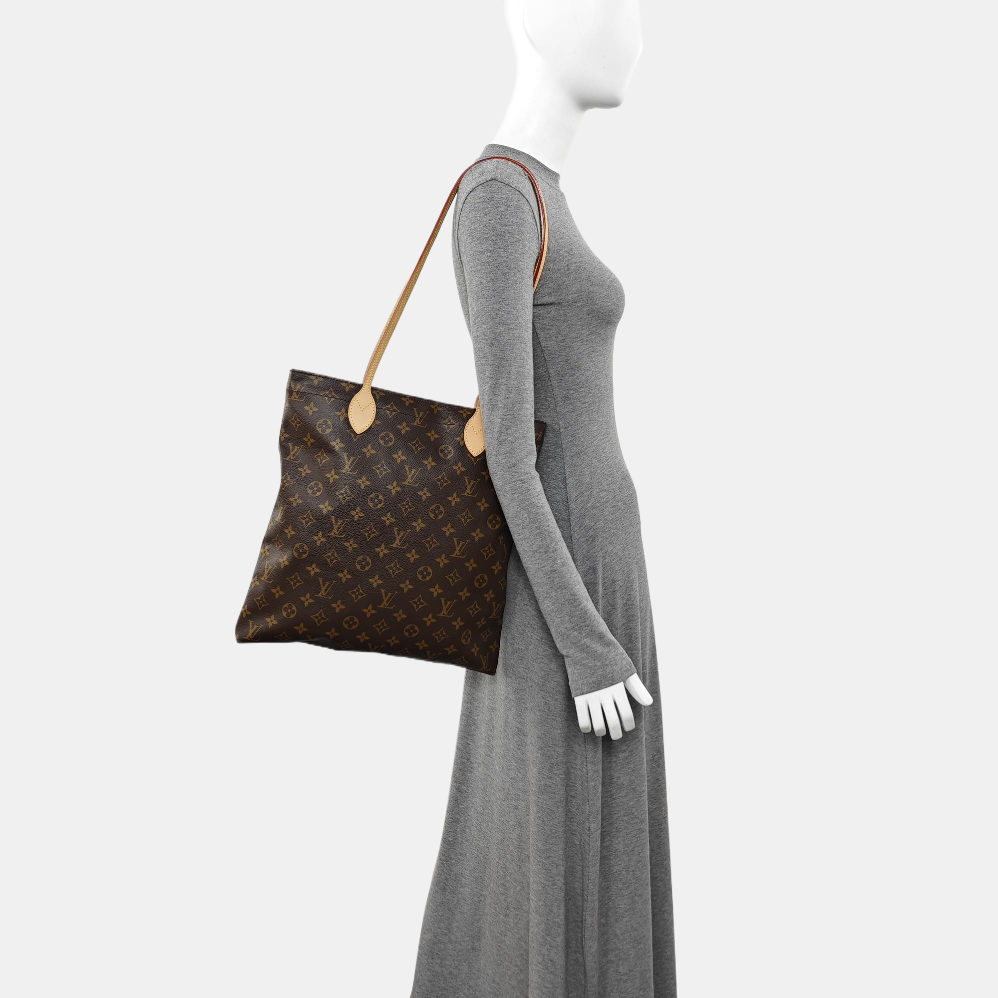CARRY IT Monogram Coated Canvas Brown
