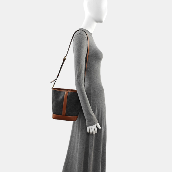 TRIOMPHE CANVAS Small Coated Canvas Brown