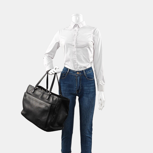 Calfskin Tote Bag Black