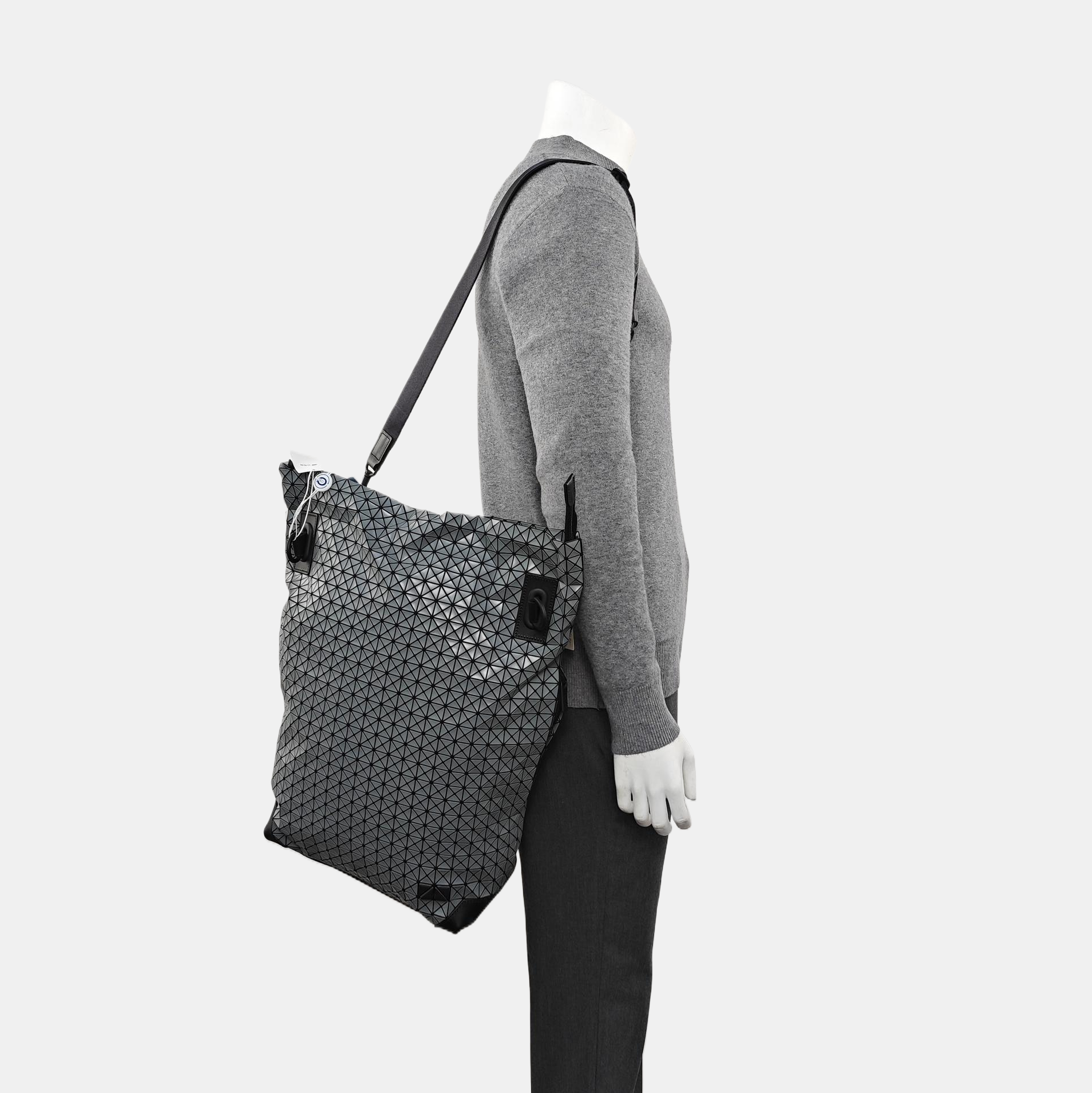 Special Material Shoulder Bag Gray