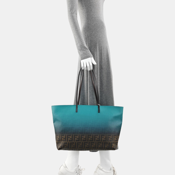 Coated Canvas Tote Bag Multicolor