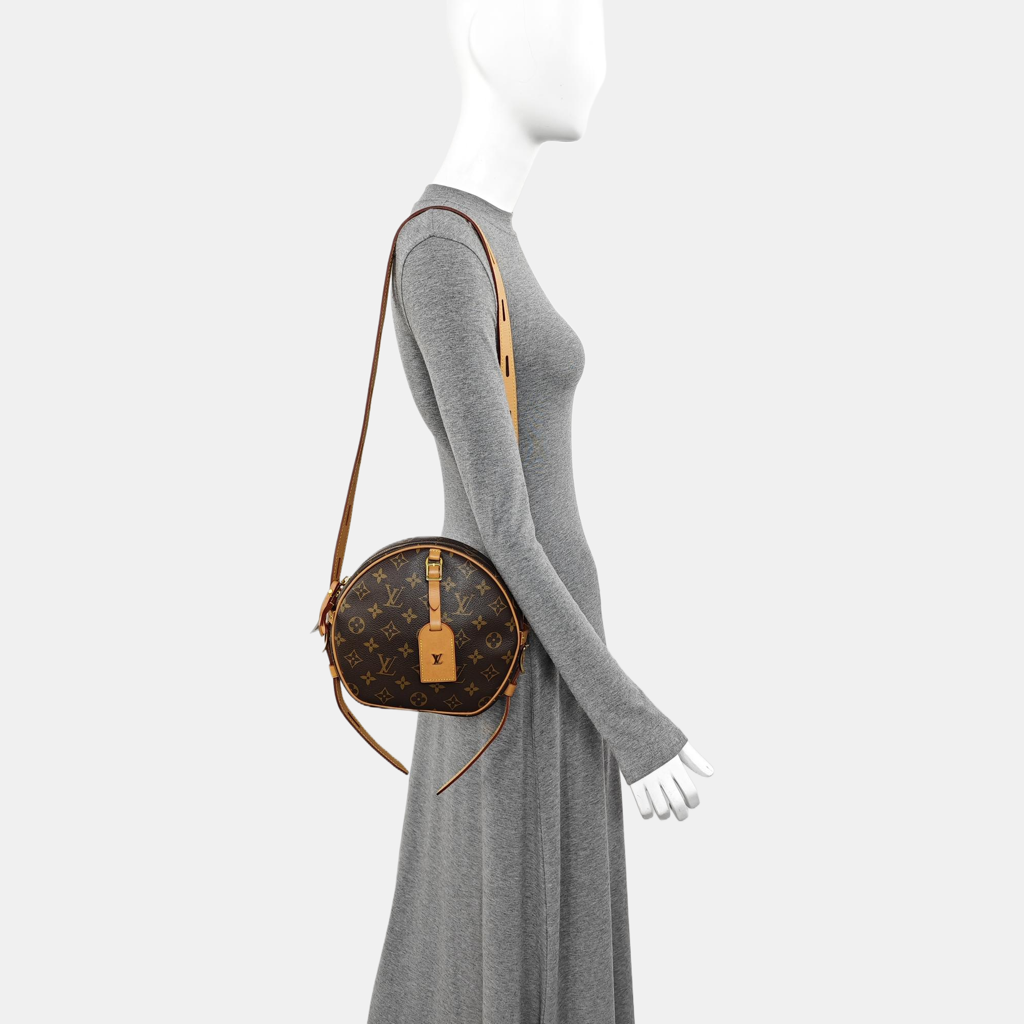 BOITE CHAPEAU MM Monogram Coated Canvas Brown