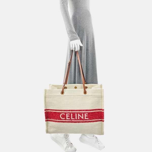 CABAS CELINE Fabric Beige