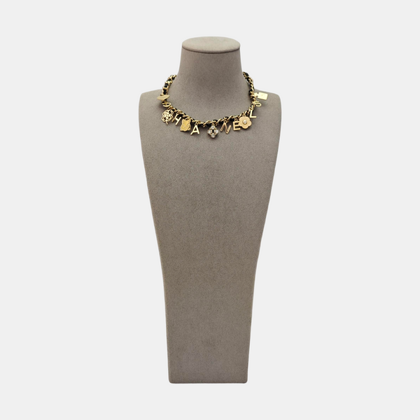 Leather Black Necklace
