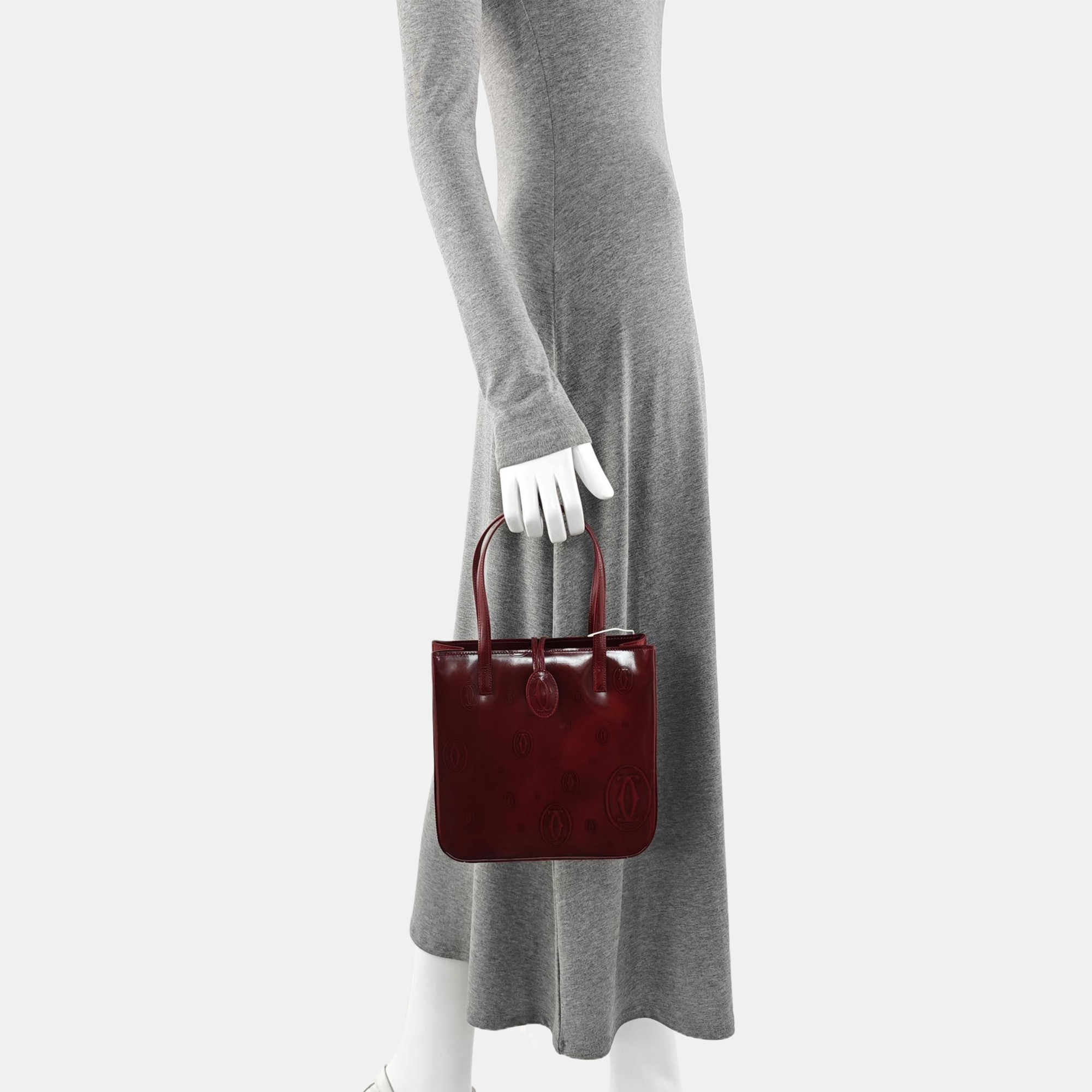 Calfskin Tote Bag Red