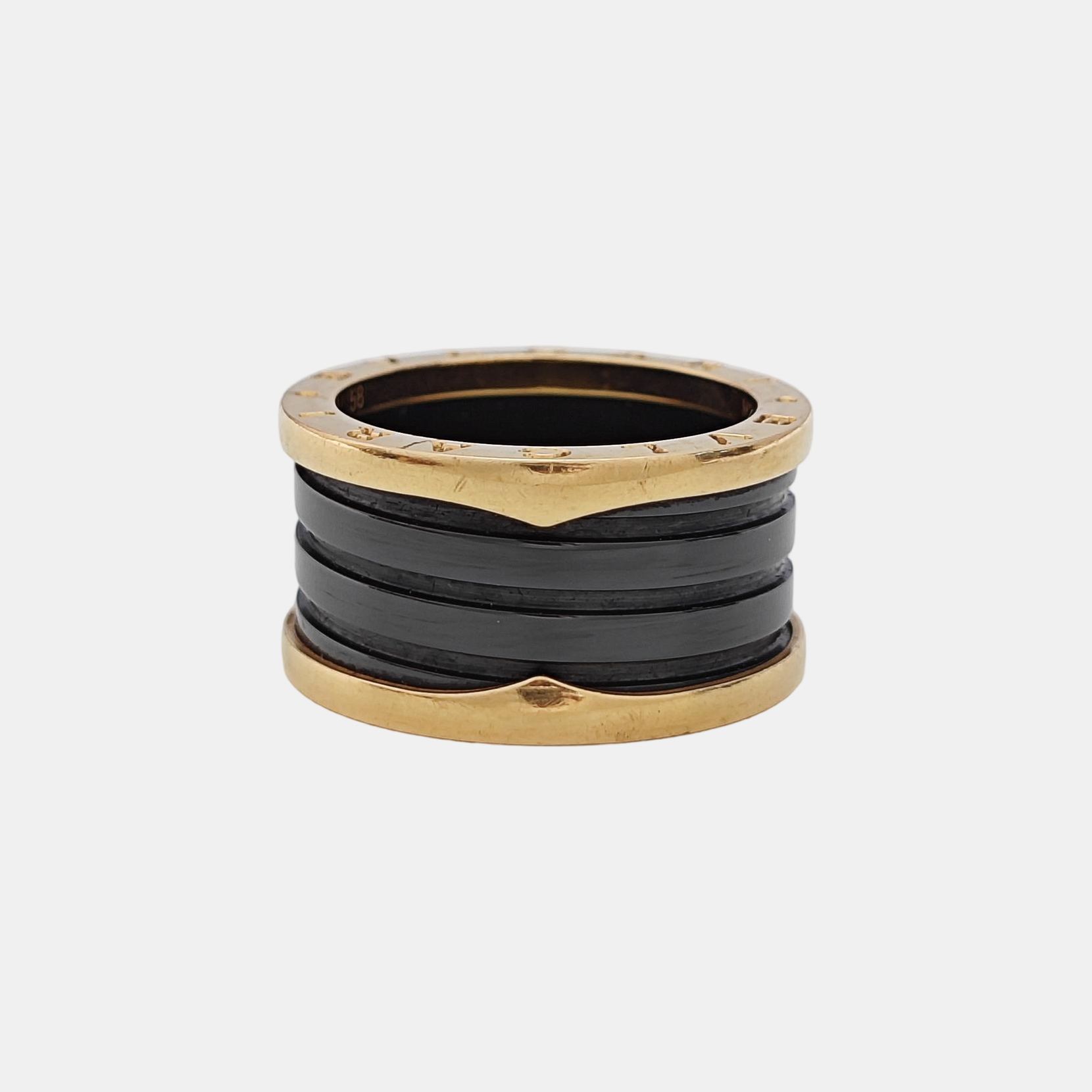 B.ZERO1 18k Rose Gold Ring EU 58