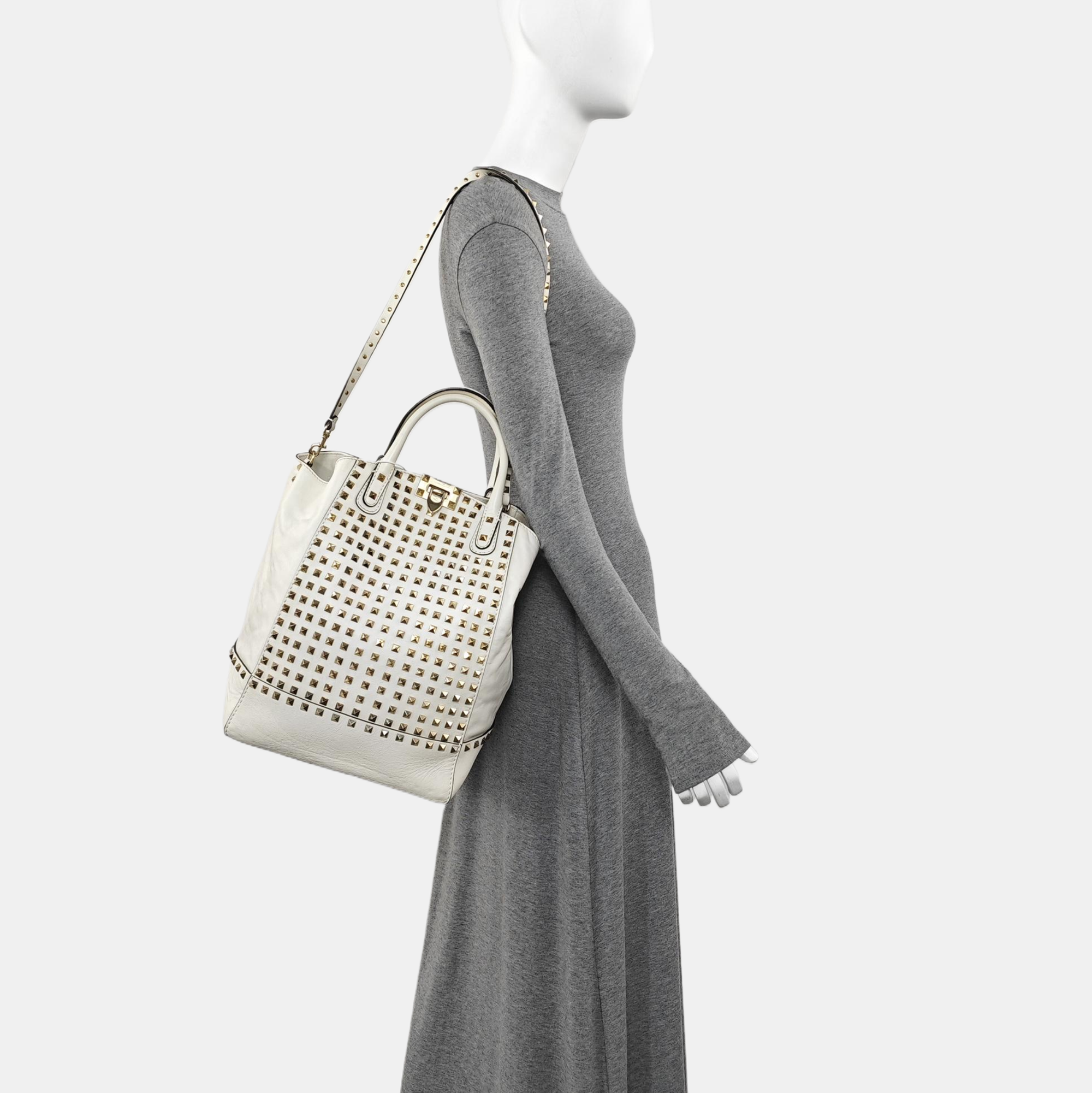 Calfskin Tote Bag White