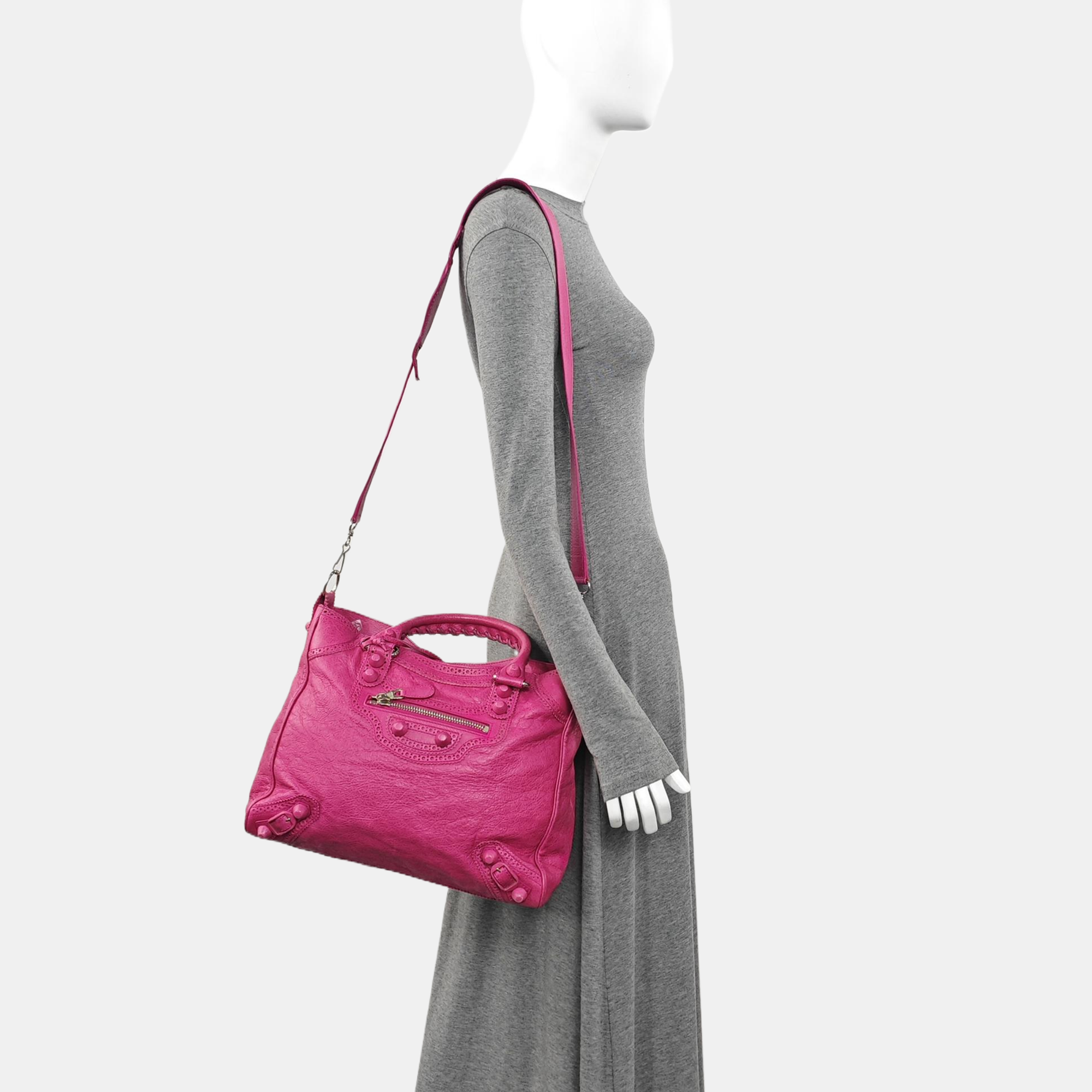 Classic City Small Lambskin Pink