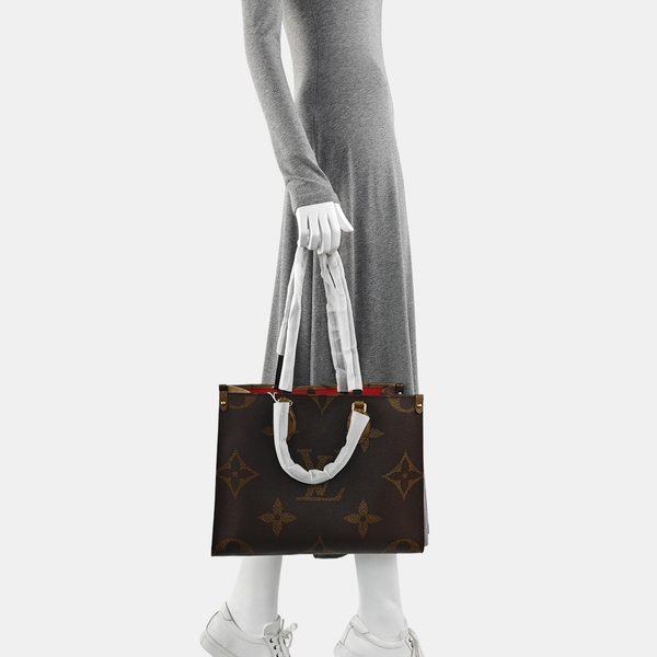 ONTHEGO MM Monogram Coated Canvas Brown