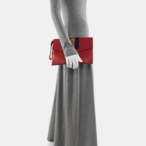Sylvie Small Calfskin Red