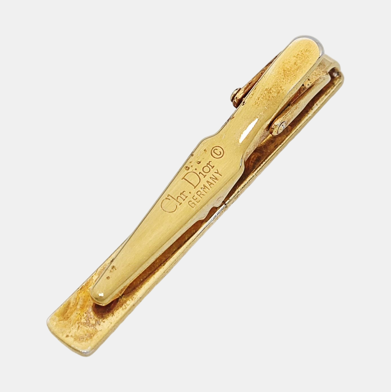 Metal Tie Clip Gold