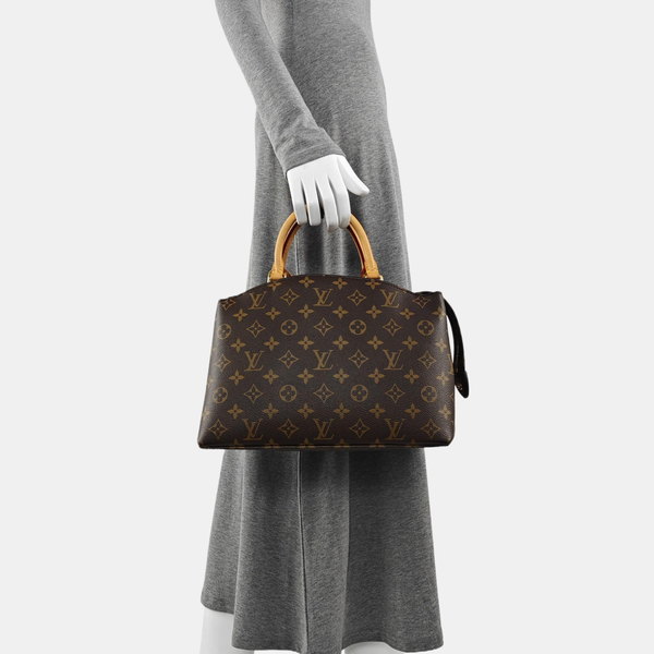 PALAIS PM Monogram Coated Canvas Brown