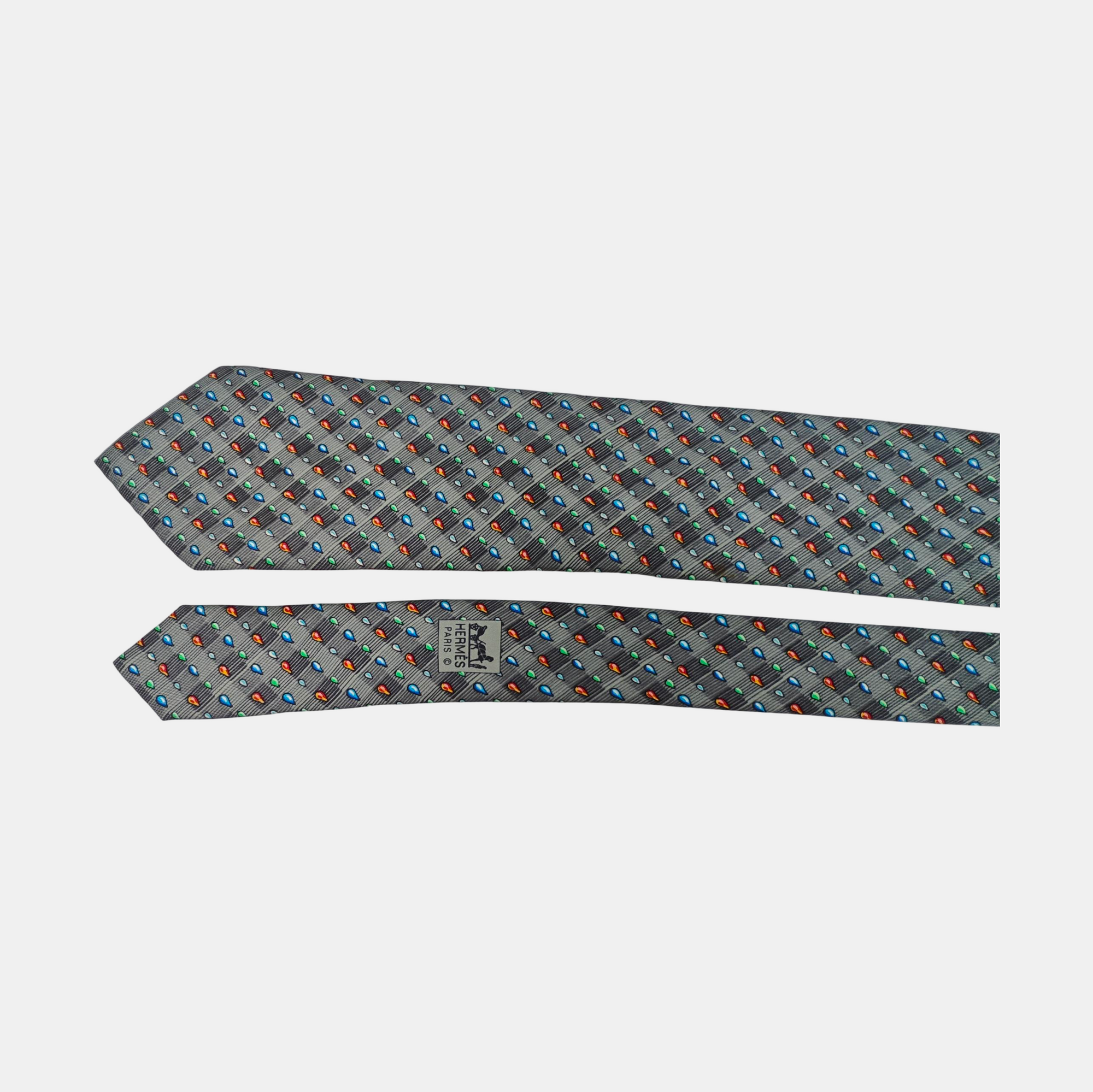 Mulberry Silk Tie Gray