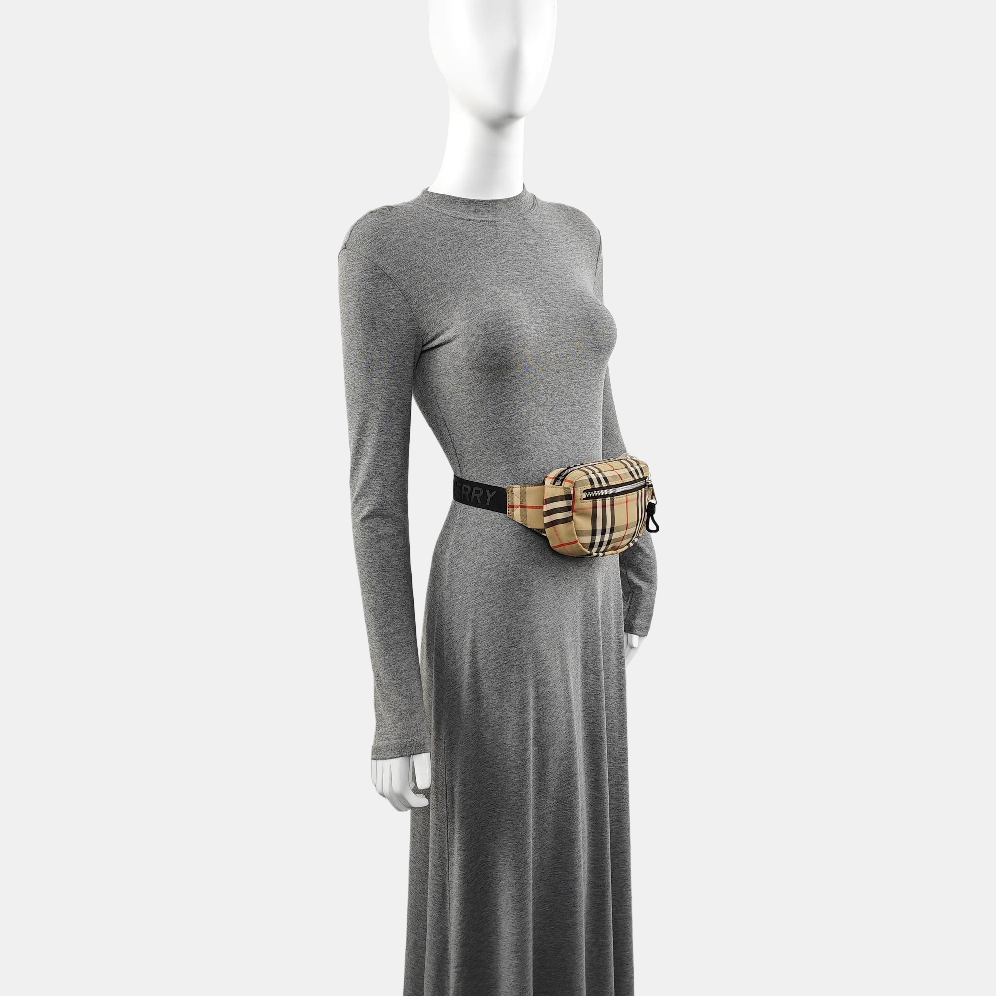 Canvas Belt Bag Small Beige