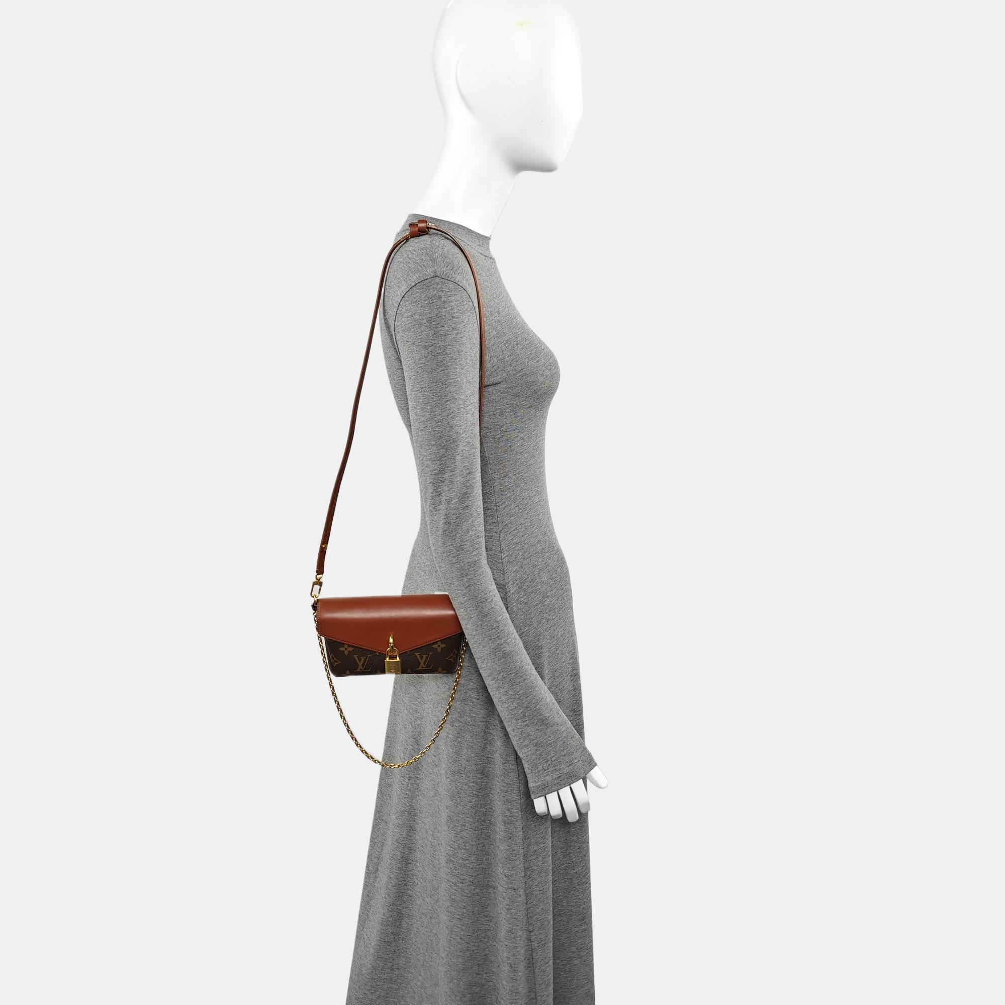 PADLOCK Monogram Coated Canvas Brown