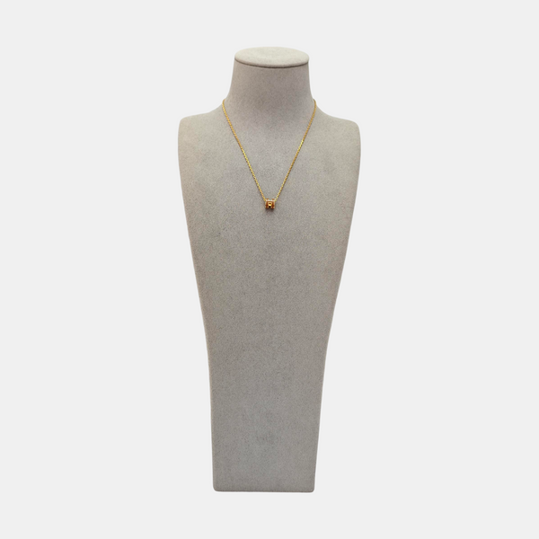 Pop H Metal Gold Necklace