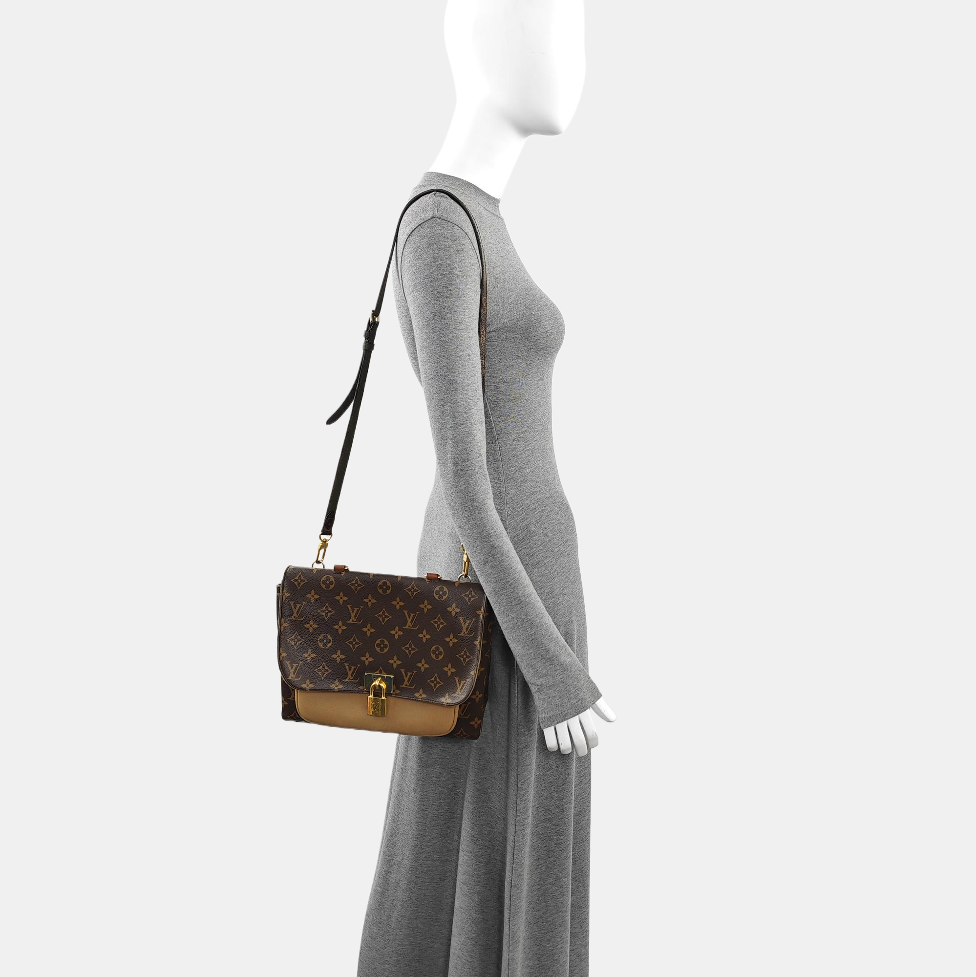 MARIGNAN Monogram Coated Canvas Brown