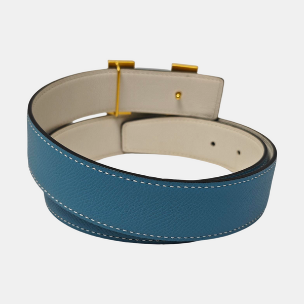 Leather Belt Blue