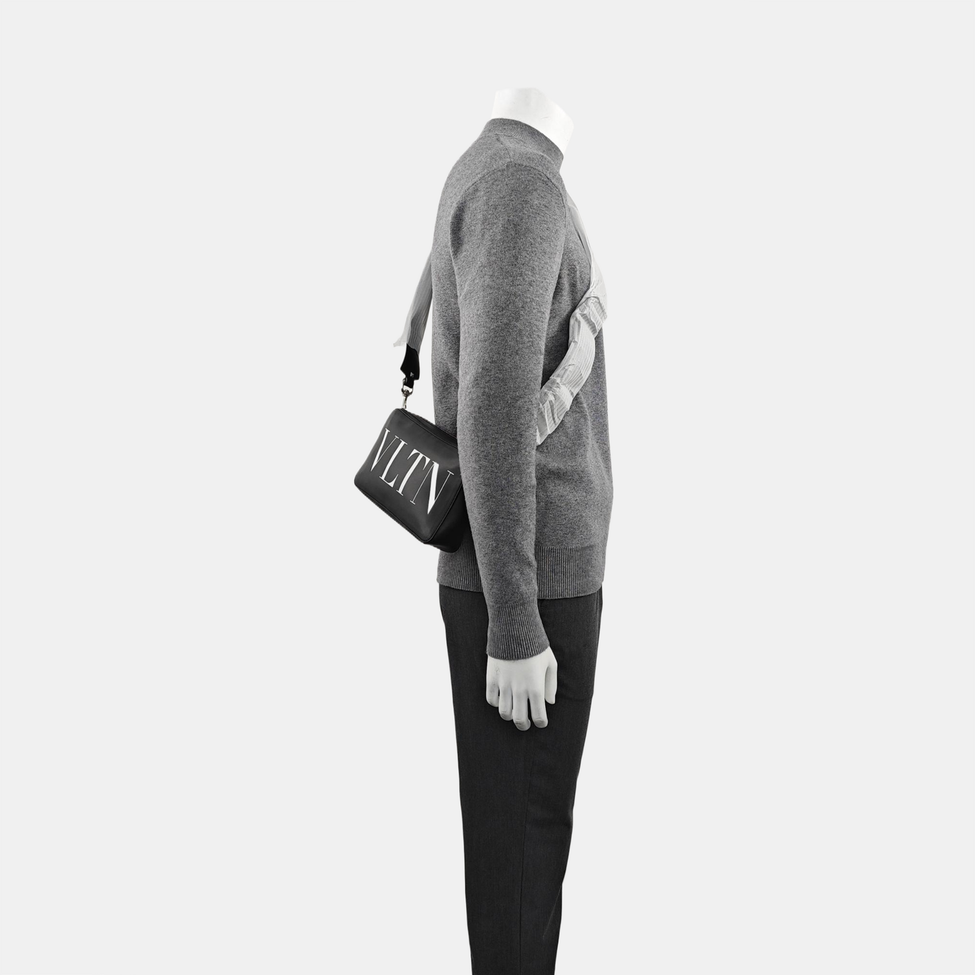 Vltn Calfskin Black