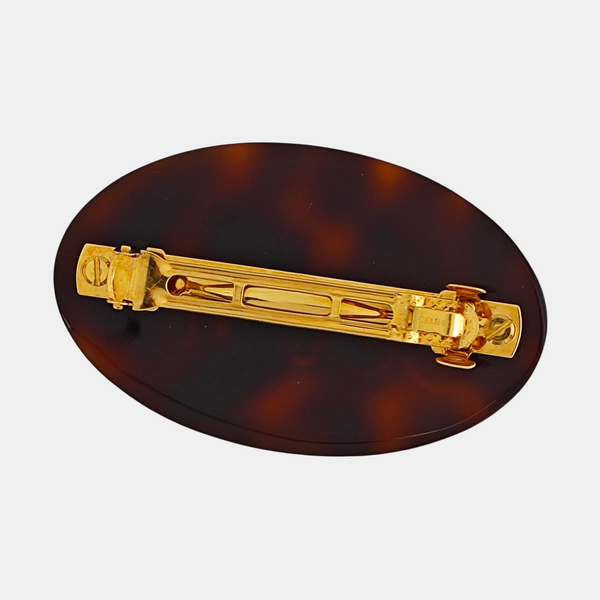 Synthetic Hair Clip Brown