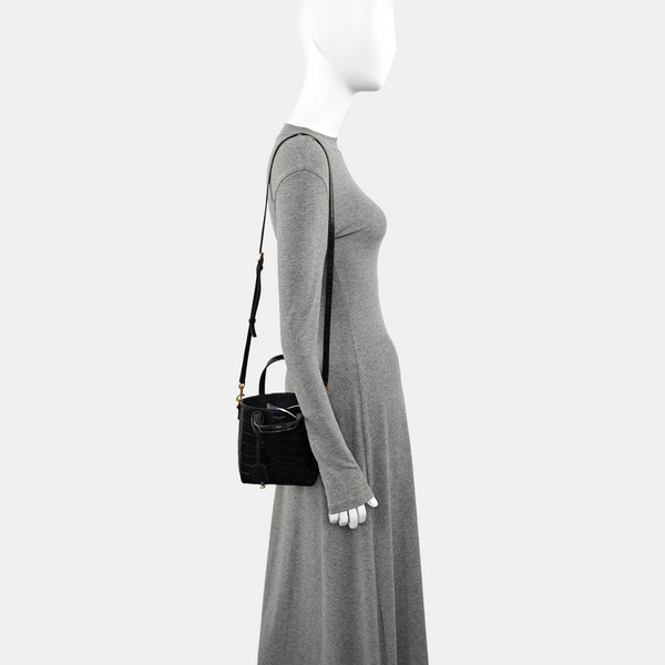 Calfskin Shoulder Bag Black