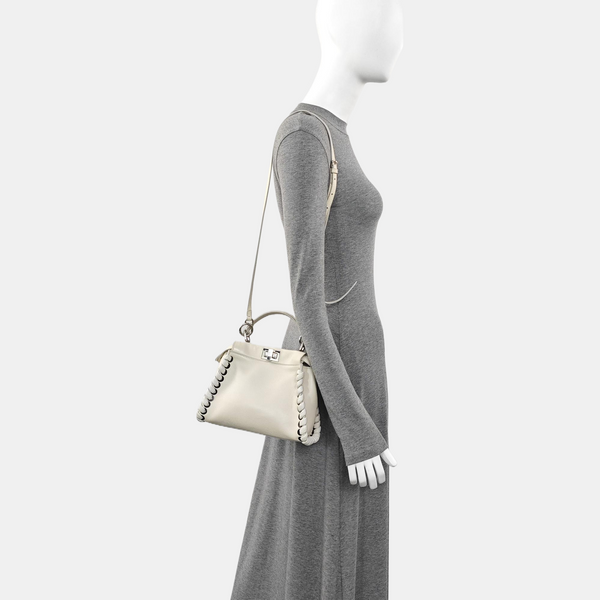 Peekaboo Mini Calfskin White