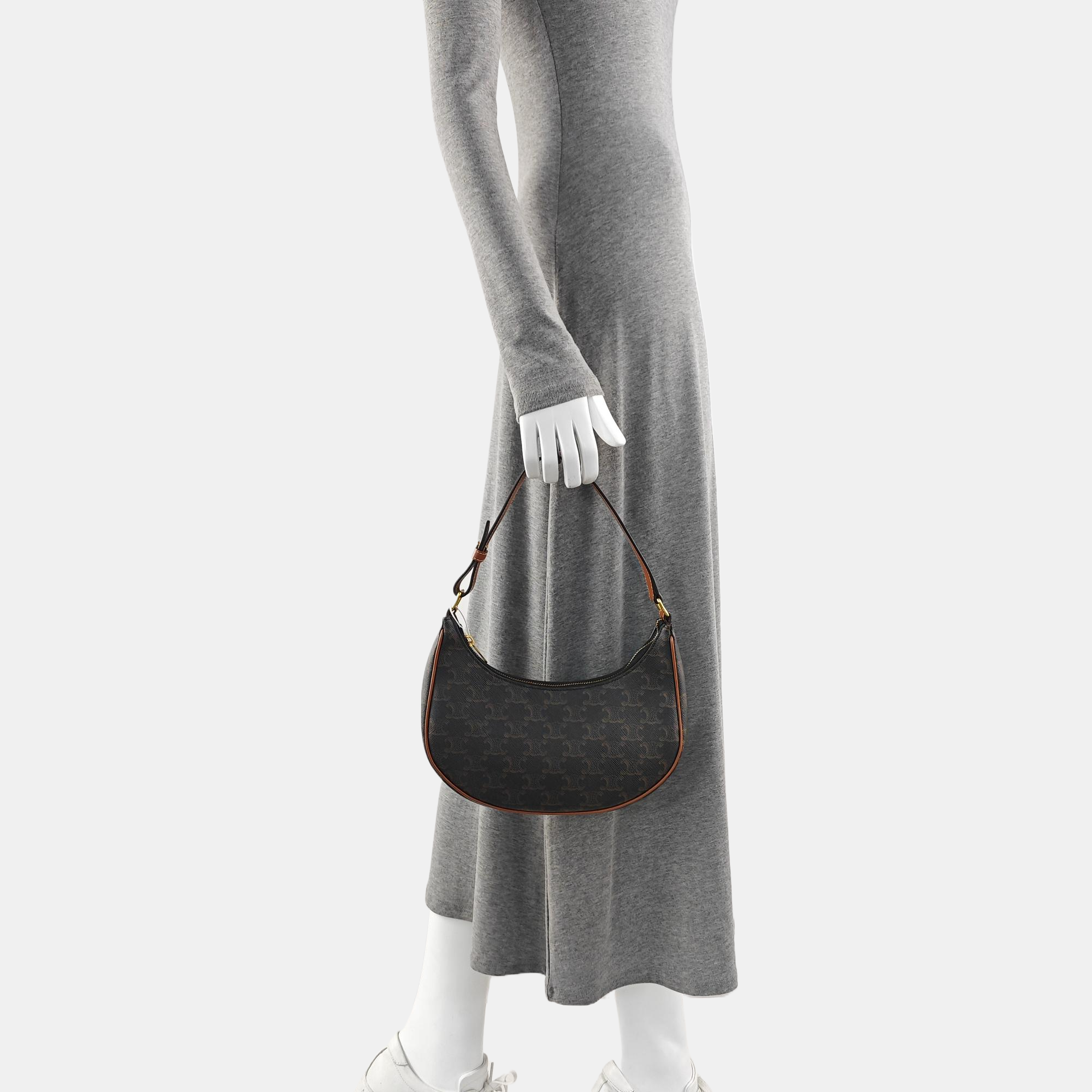 AVA Small Coated Canvas Brown
