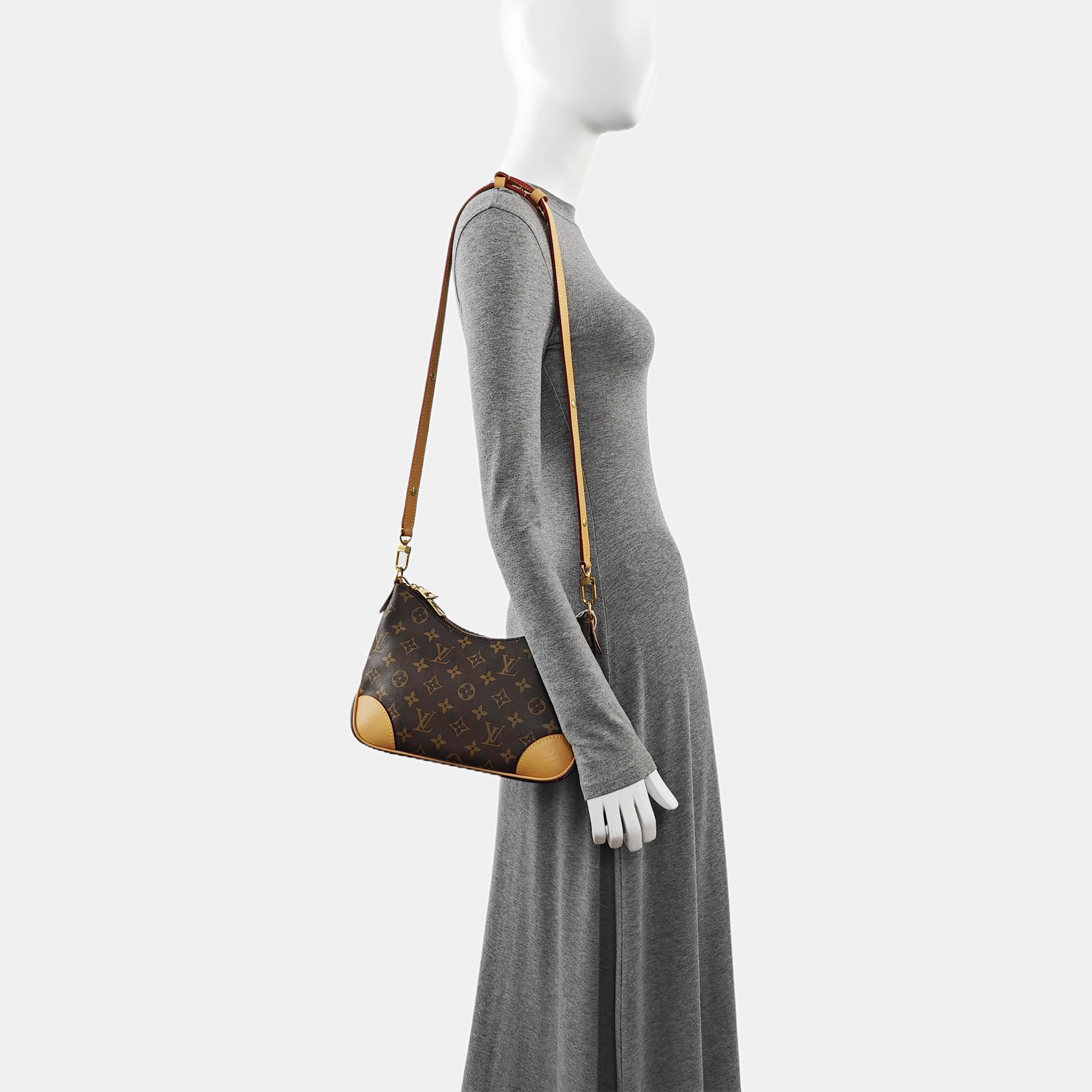 BOULOGNE Monogram Coated Canvas Brown