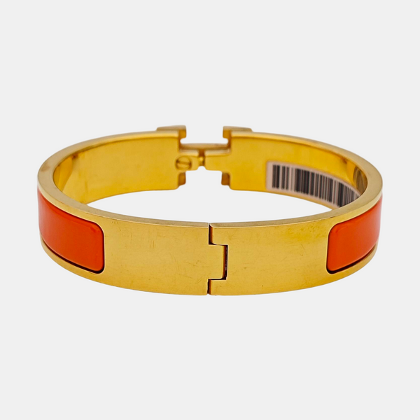 Clic H Metal Gold Bangle