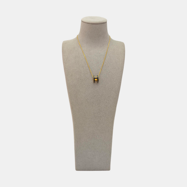 Pop H Metal Gold Necklace