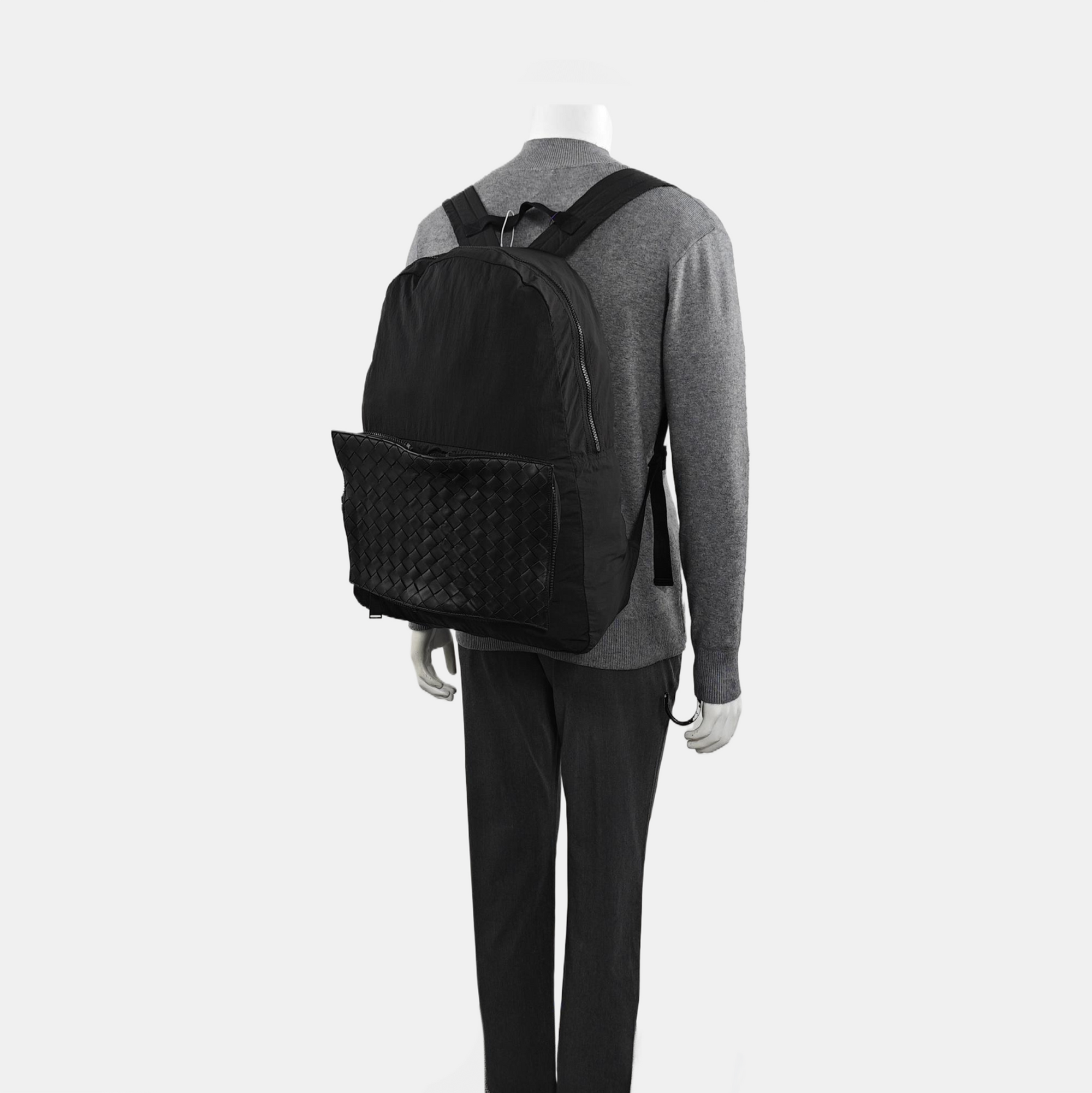 Lambskin Backpack Medium Black