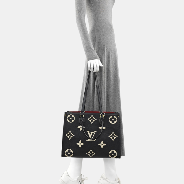 ONTHEGO MM Monogram Calfskin Black