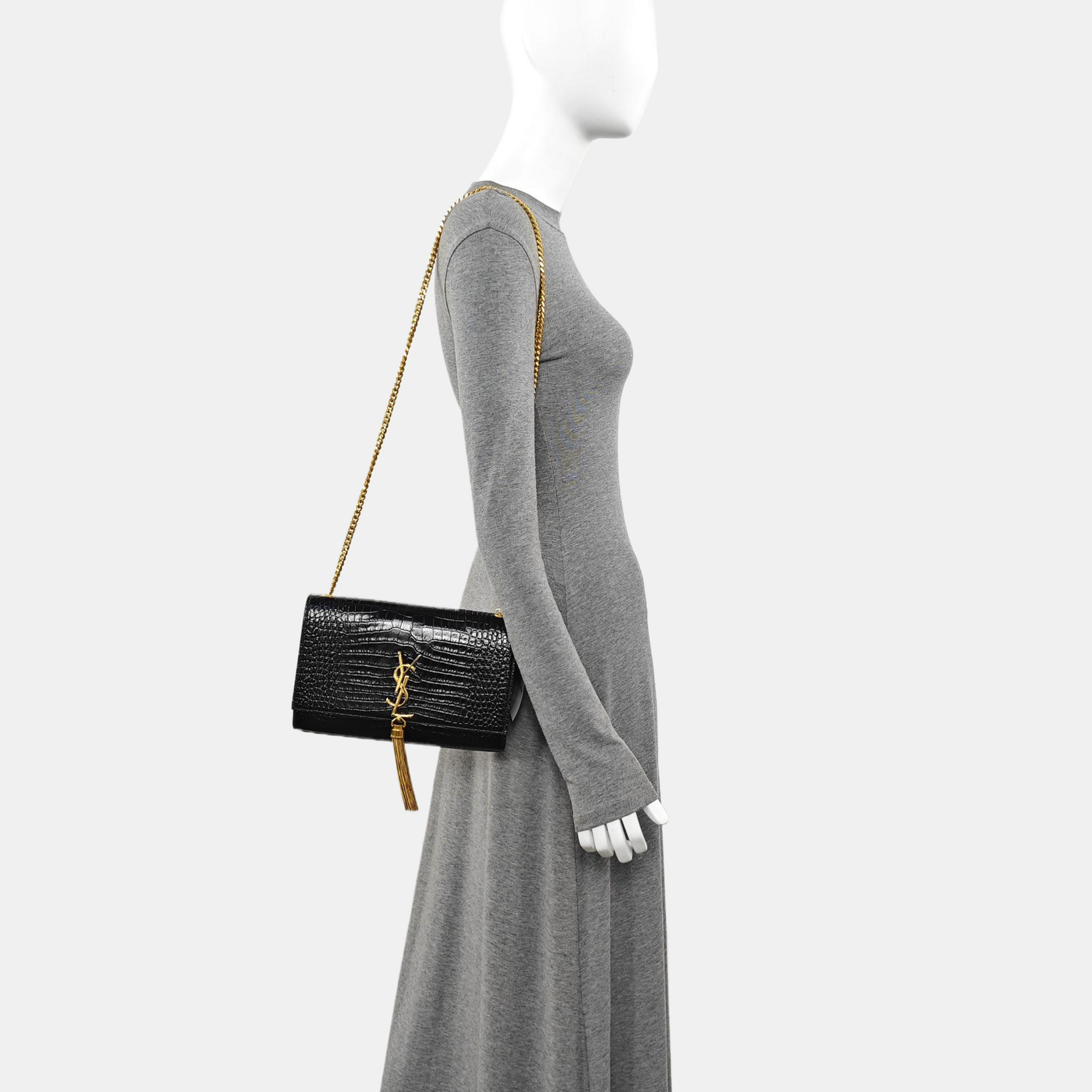 KATE Medium Calfskin Black