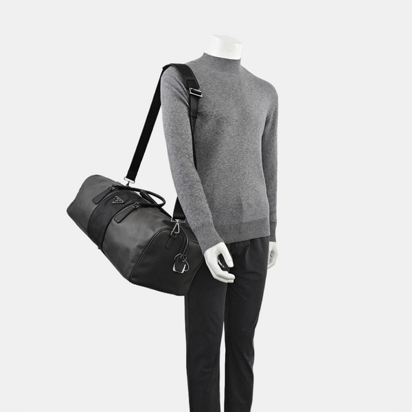 Calfskin Shoulder Bag Gray