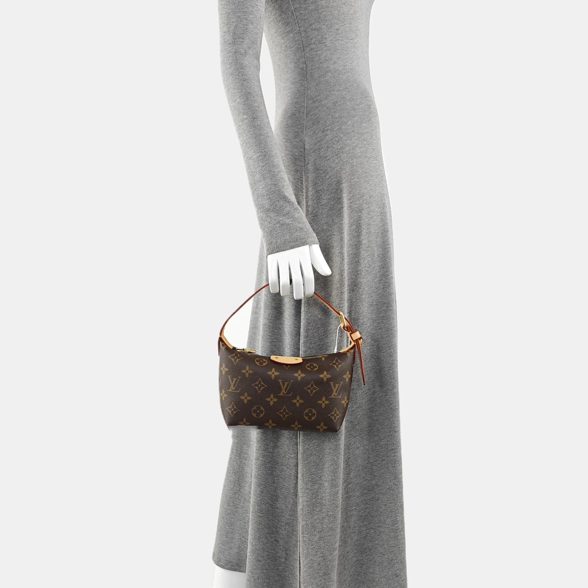 HILLS Monogram Coated Canvas Brown