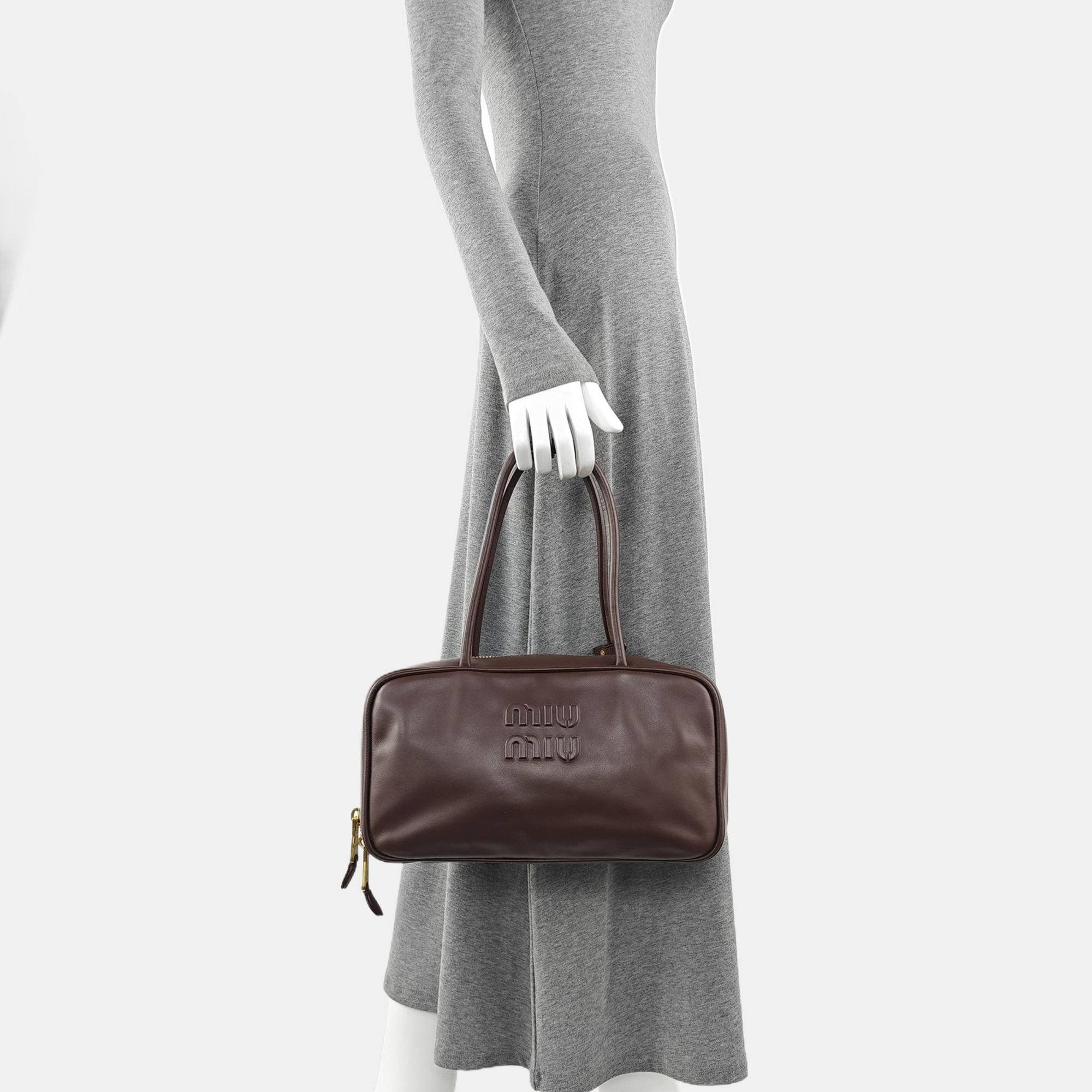 Beau Medium Calfskin Brown
