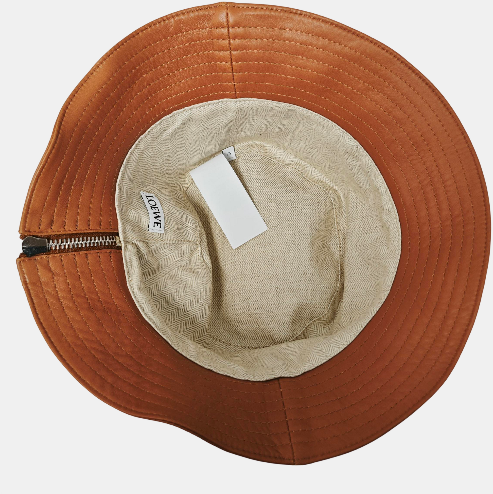 Leather Hat Brown