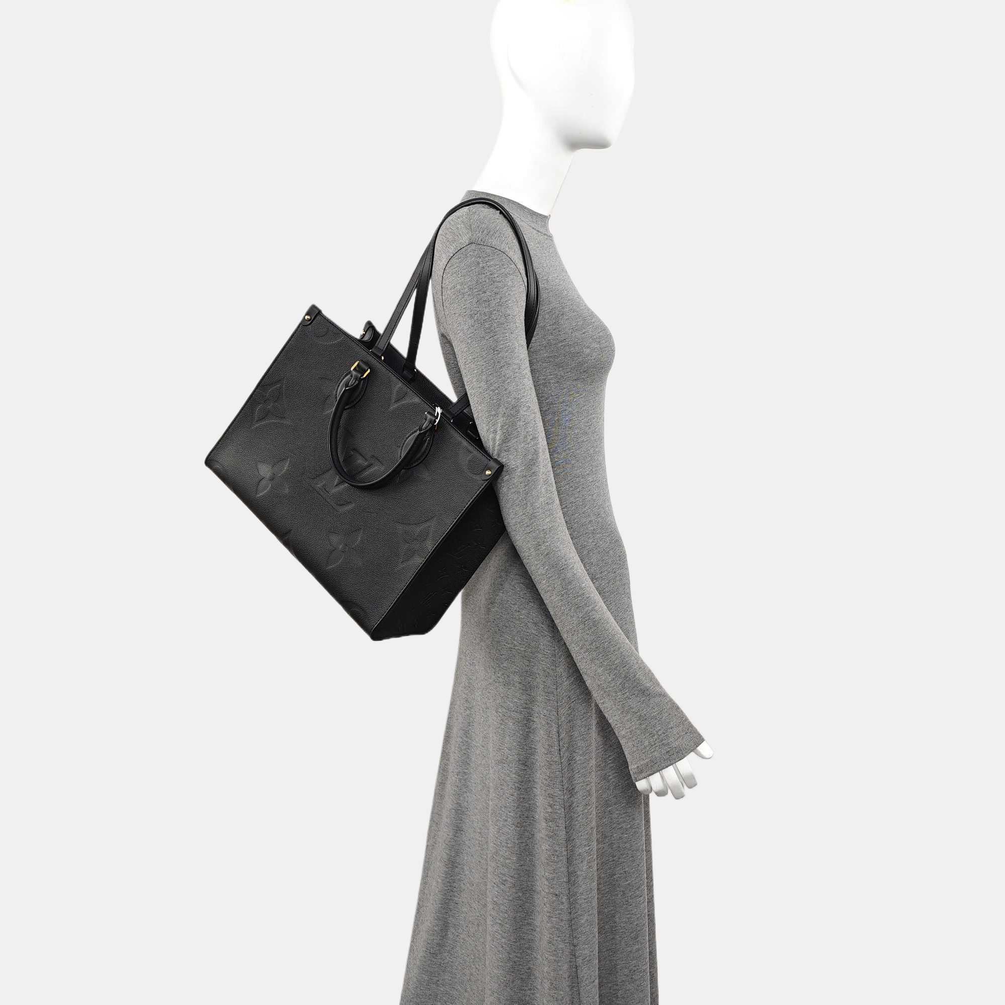 ONTHEGO MM Monogram Calfskin Black